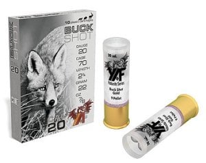 YAF 8/0 BUCKSHOT - 20 KALİBRE. Çot Sakarya Av Bayi ve Av Market En Ucuz Av Fişeği
