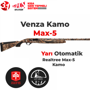 ATA Venza Kamo Max 5 Yarı Otomatik Av Tüfeği. Çot Sakarya Av Bayi ve Av Market. En Uygun Fiyat Hemen İnceleyin